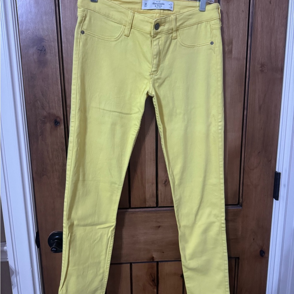 Abercrombie & Fitch | Yellow Skinny Jeans